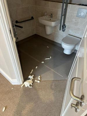 Vandals caused significant and expensive damage at the new Maples Care Home in Randlay.