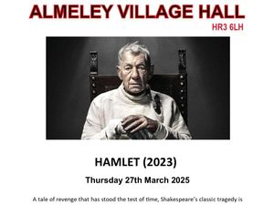 Supporting image for story: Flicks in the Sticks to screen Hamlet starting Sir Ian McKellen