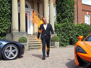 Supporting image for story: Man on fire: Shropshire stuntman aims to blaze a trail with world record