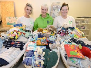 Supporting image for story: Baby bank stocking up after securing permanent home