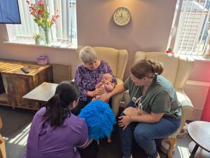 Supporting image for story: Romsley nursing home brings generations together