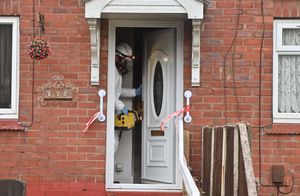 The scene in Green Park Road. Photo: Steve Leath