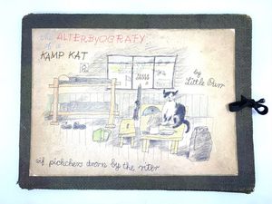 The books view everyday camp life from the perspective of Little Purr, the camp cat. Credit: Hansons.