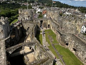Supporting image for story: Conwy Castle trip for students