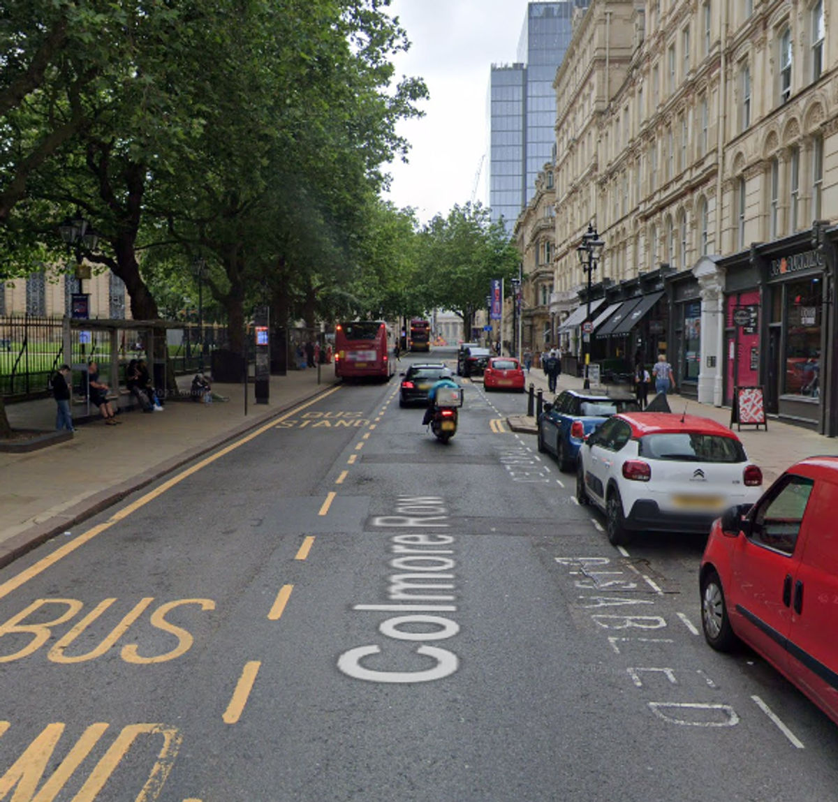 Birmingham city centre road closed and buses diverted after man found seriously injured