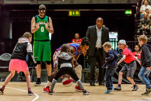 The Harlem Globetrotters in Birmingham. Credit: Chris Bowley