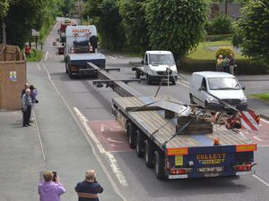 Supporting image for story: Second set of turbine convoys to bring upheaval to Shropshire and Mid Wales roads