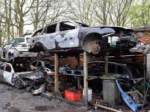 Supporting image for story: Lorry and cars set ablaze by arsonists in Coseley