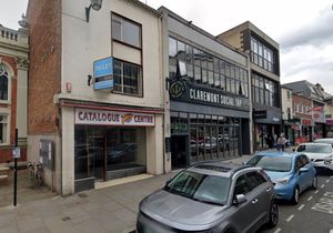 The former Catalogue Surplus Centre on Claremont Street