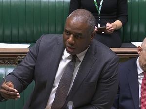 David Lammy speaking in the Commons