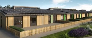 A CGI of the new Brynllywarch Hall School in Kerry