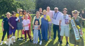 Some of the fancy dress winners at New Radnor Carnival