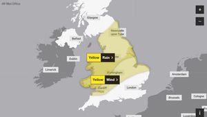 Two Met Office weather warnings are now in place for the West Midlands - a yellow wind warning and a yellow rain warning.