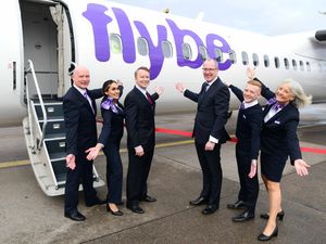 Supporting image for story: Flybe's first flight from Birmingham as relaunched company takes to the skies
