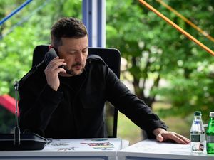 Supporting image for story: Zelensky to visit UK ahead of Nato summit as Russian bombardment continues