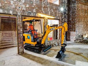 Supporting image for story: JCB puts its first all-electric excavator into production