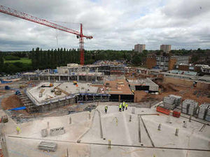 Supporting image for story: Huge schools' site starts to take shape