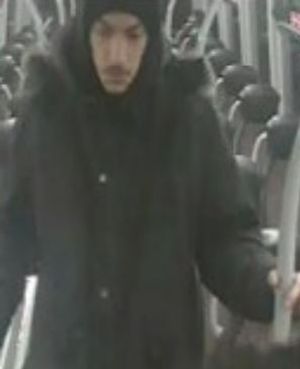British Transport Police want to speak to the five men identified. Photo: British Transport Police