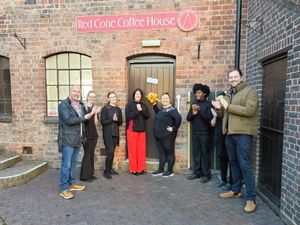 The opening of the new coffee shop at the Red House Glass Cone