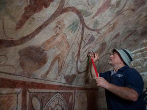Supporting image for story: Ancient tombs featuring magnificent wall paintings open to public in Israel
