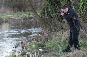 Police at the scene in Harden, Walsall. Photo: SnapperSK