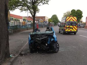 Supporting image for story: Bilston crash: Two women taken to hospital after car hits tree