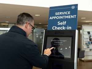 Supporting image for story: Volkswagen introduces airport-style check-in kiosks at dealerships