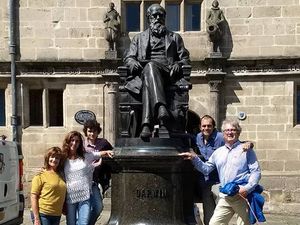 Supporting image for story: Adventuring family call in on Shrewsbury