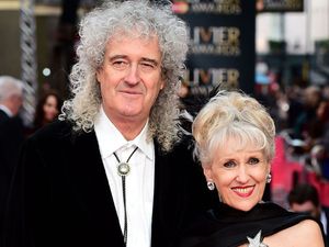 Brian May and Anita Dobson