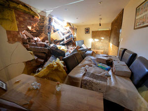 Supporting image for story: Wolverhampton gas explosion: Home nextdoor wrecked in blast and burgled twice