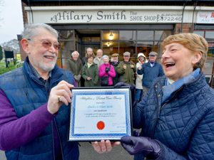 Supporting image for story: Albrighton couple hanging up their shoes after serving four generations