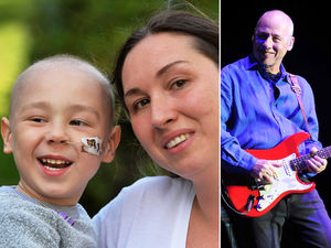 Supporting image for story: Let's Back Zac: Superstar guitarist Mark Knopfler boosts brave Broseley four-year-old's fund