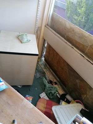 The Red Cross was hit for the fourth time since April
