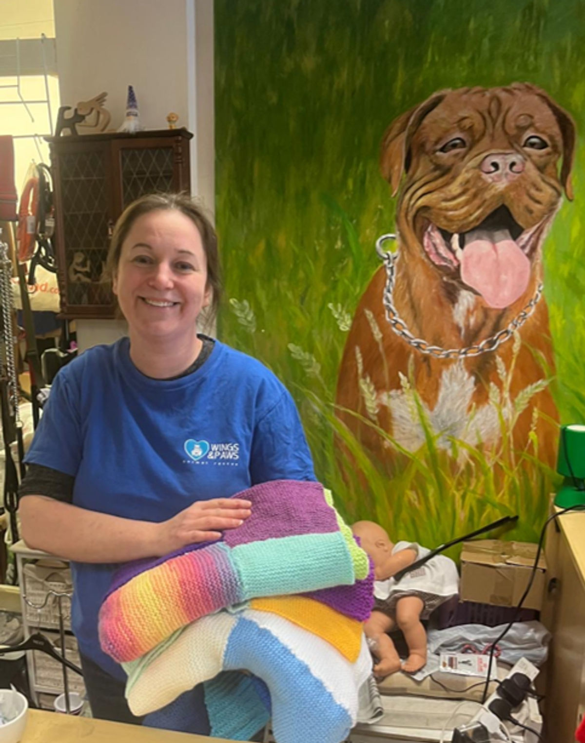 Patients at Penn Hospital get creative for animal rescue charity