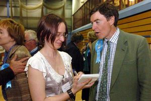 Philip Dunne after the result was declared in 2010
