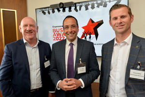 David Roberts, left, Martin Wright and Anthony Gledhill