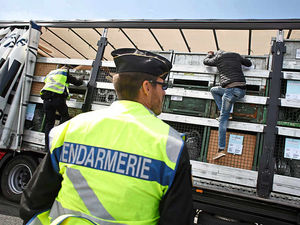 Supporting image for story: Shropshire drivers try to avoid Calais as immigrants crisis deepens