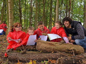 Supporting image for story: Video and pictures: TV presenter Andy Day in surprise for Telford pupils