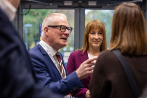 West Midlands Mayor Richard Parker and Chancellor Rachel Reeves at the Regional Investment Summit in Edgbaston. PIC: Richard Parker