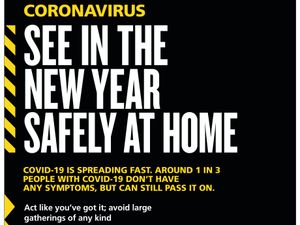 Supporting image for story: Act like you have virus and stay at home this New Year’s Eve, public warned