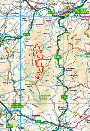 Map of where the wind farm would be 