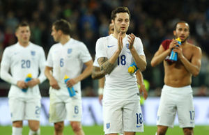 Ryan Mason after his England debut in 2015. (Photo by Marco Luzzani/Getty Images)