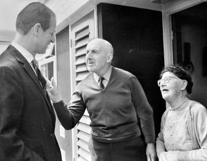 Supporting image for story: Reader voices concerns over 'tacky nylon flags' on A49, and Prince Philip visits a Telford estate in a 1972 picture throwback