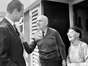 Supporting image for story: Reader voices concerns over 'tacky nylon flags' on A49, and Prince Philip visits a Telford estate in a 1972 picture throwback