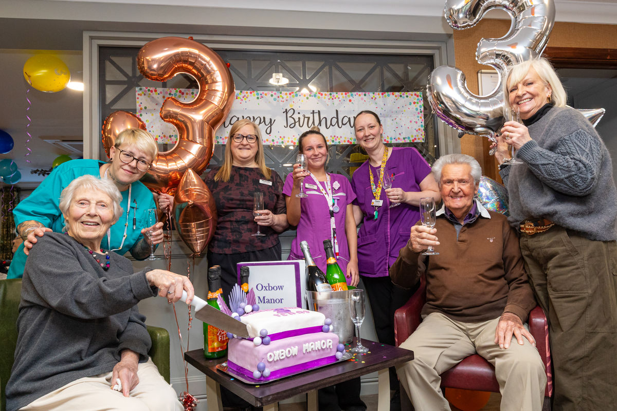 A party to remember! Shrewsbury care home celebrates third birthday in style