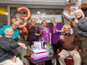 Supporting image for story: A party to remember! Shrewsbury care home celebrates third birthday in style