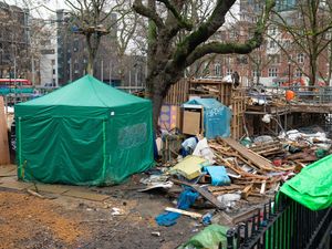 Supporting image for story: Anti-HS2 campaigners in ‘good’ spirits after fifth night holed up in tunnels