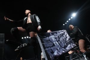 Wrestling at The Hanger. Credit: Oli Sandler