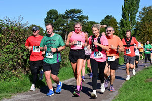 Runners taking part in the Stafford 10k