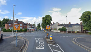 A road improvement scheme has been planned for the junction of Warley Road and Basons Lane in Oldbury. Photo: Google